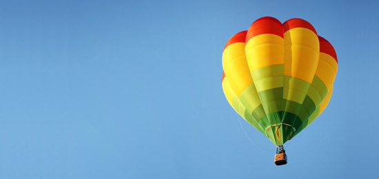 Image of a hot air balloon